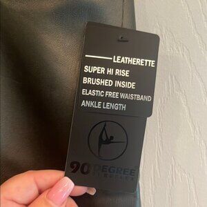 90 Degree By Reflex High-Waisted Gray Leggings